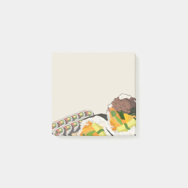 Post-it® Nourriture Asiatique 11 Post-Its (Devant)