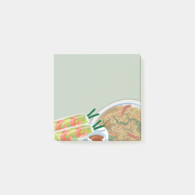 Post-it® Nourriture Asiatique 13 Post-Its (Devant)