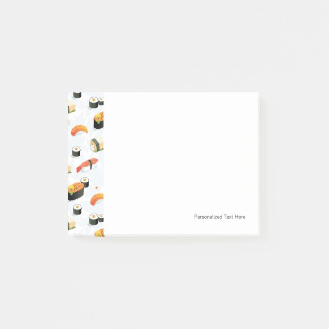 Post-it® Nourriture japonaise :Sushi Motif (Devant)
