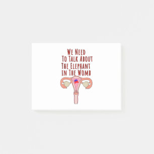 Post-it® Nous devons parler de l'éléphant dans le ventre