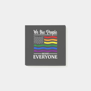 Post-it® Nous Les Gens Signifie Tout Le Monde De La Fierté 