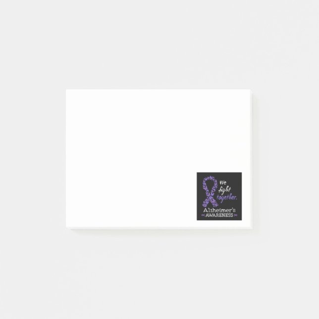 Post-it® Nous nous battons ensemble - sensibilisation à la  (Devant)