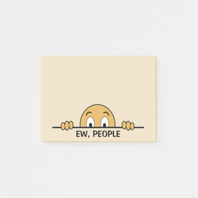 Post-it® Nouveaux gens drôle Brown (Devant)