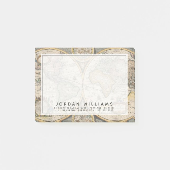 Post-it® Nova Totius Terrarum Orbis Geographica (Devant)