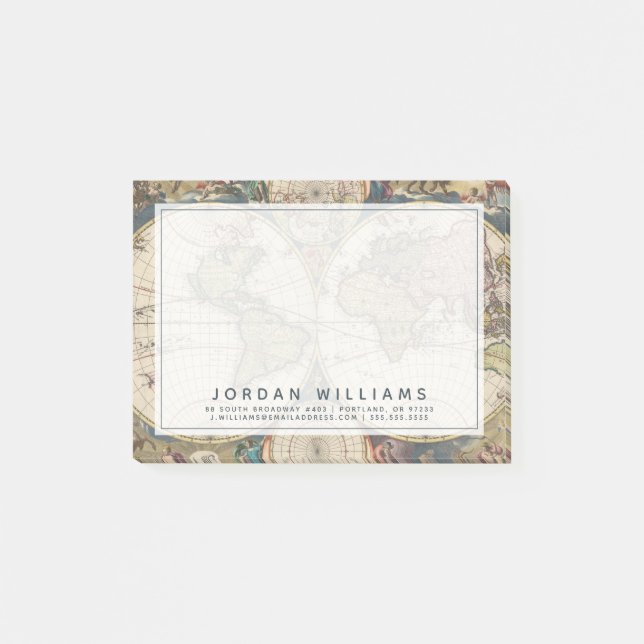 Post-it® Novissima Totius Terrarum Orbis Tabula (Devant)