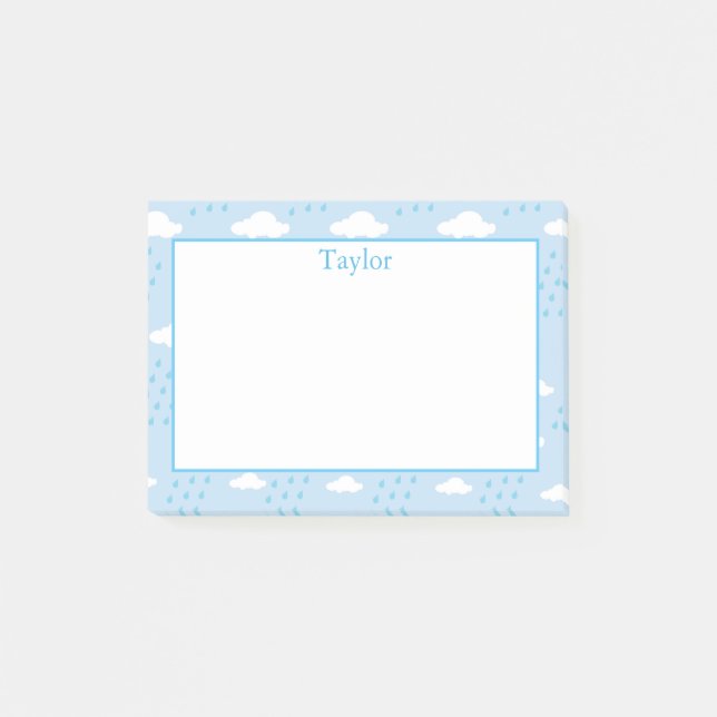 Post-it® Nuages de pluie (Devant)