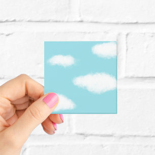 Post-it® Nuages ​​mouflés Ciel Bleu