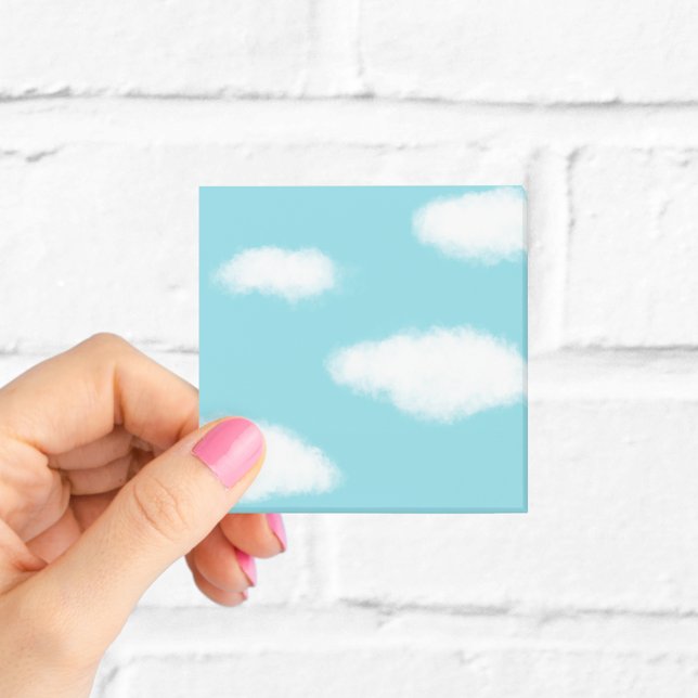 Post-it® Nuages ​​mouflés Ciel Bleu (Créateur téléchargé)