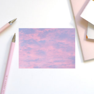 Post-it® Nuages roses dans le ciel bleu