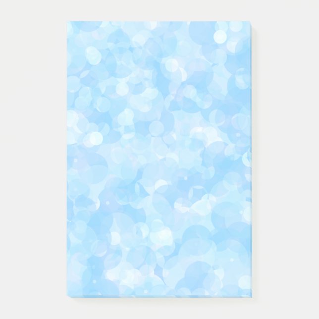 Post-it® Nuances de bleu pâle Aspect joyeux et pétillant (Devant)