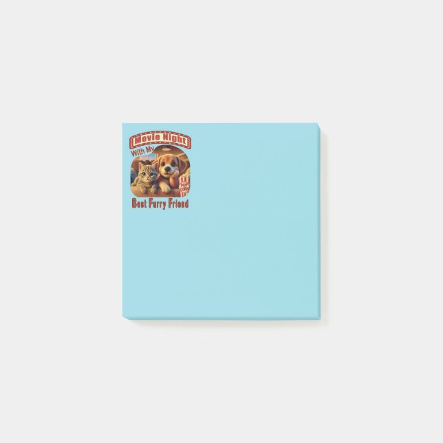 Post-it® Nuit de cinéma - Meilleur Ami de la fureur - Cute  (Devant)