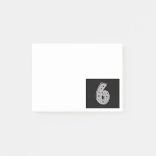 Post-it® Numéro Chanceux 6 Joyeux Anniversaire