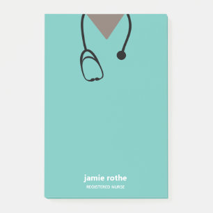 Post-it® Nurse Hospital Scrubs African American Business Ca