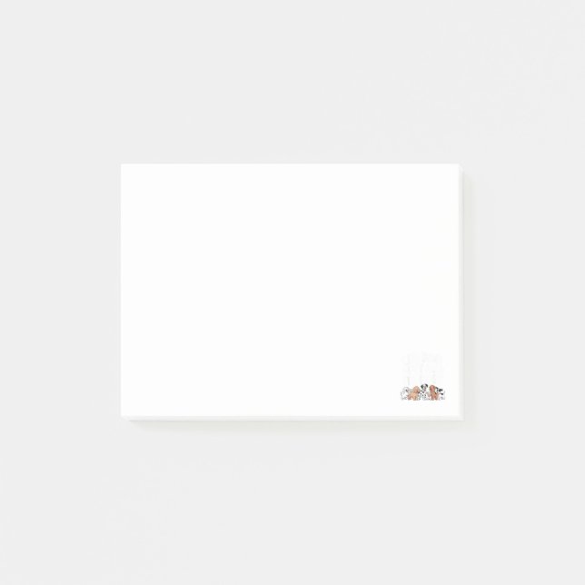 Post-it® Objectif de vie : Caresser tous les chiens Citatio (Devant)