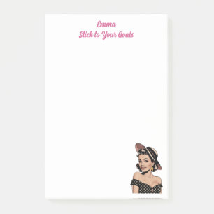 Post-it® Objectifs Inspirants,Minimaliste,Personnalisé Simp