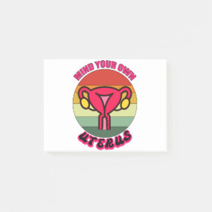 Post-it® Occupe-Toi De Ton Utérus Droits Féministes Pour Le