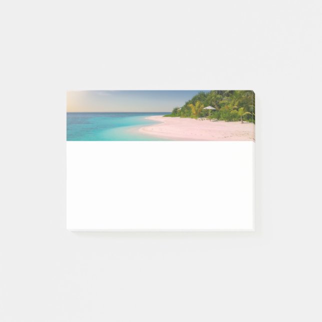 Post-it® Océan aigue-marine Plage tropicale Scénique (Devant)