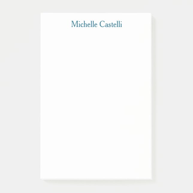 Post-it® Ocean Blue & White Professionnel Unique Classique (Devant)
