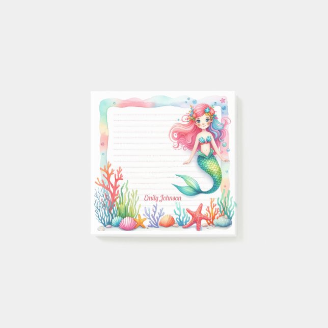 Post-it® Ocean Dreams Sticky Pad (Devant)