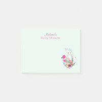 Oeuf de nidification avec Flamant rose et Baby sho