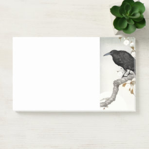 Post-it® Ohara Koson A Crow et la Pleine lune