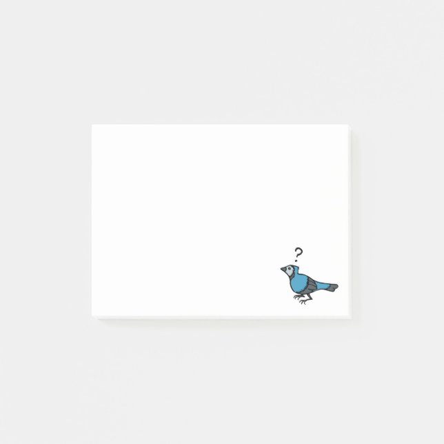 Post-it® Oiseau confuse (Devant)