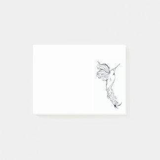 Post-it® Oiseau de Humming minimaliste