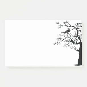 Post-it® Oiseau Noir Le Corbeau Sticky