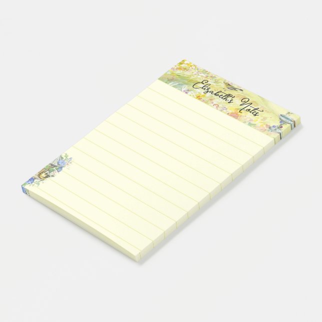 Post-it® Oiseaux dans le jardin personnalisés (Incliné)