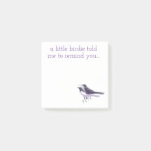 Oiseaux modernes...Un petit oiseau me l'a dit