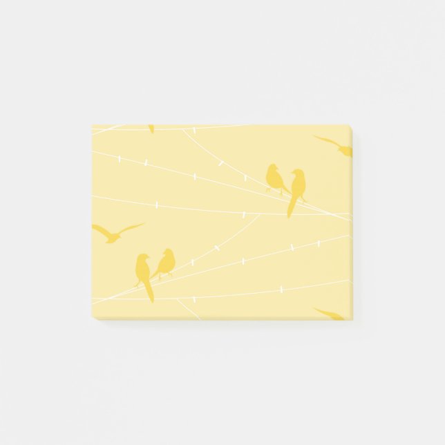 Post-it® Oiseaux sur fil (Devant)