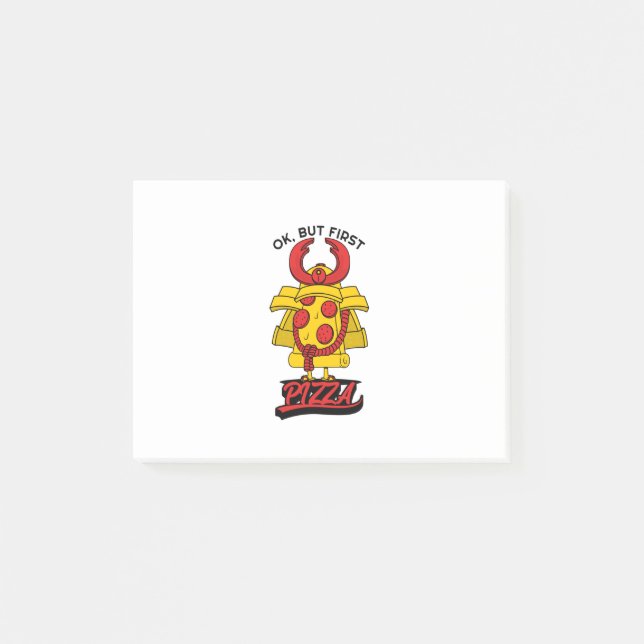 Post-it® Ok, Mais Première Pizza (Devant)