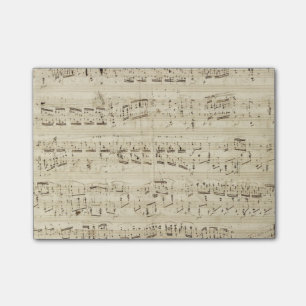 Post-it® Old Music Notes