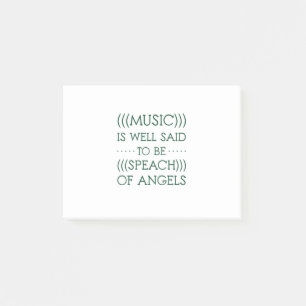 Post-it® On Dit Que La Musique Est D'Angles
