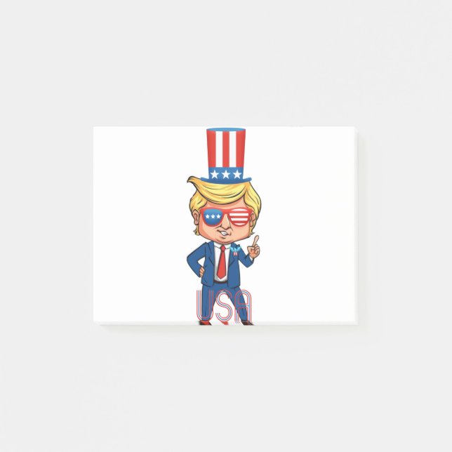 Post-it® oncle sam trump (Devant)