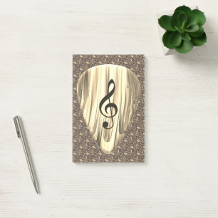 Post-it® Onglet de guitare de notes musicales personnalisée