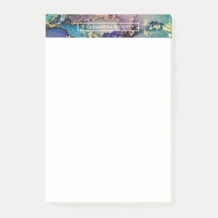 Post-it® Or Art Liquide Abstrait Encre Alcoholique Or Multi