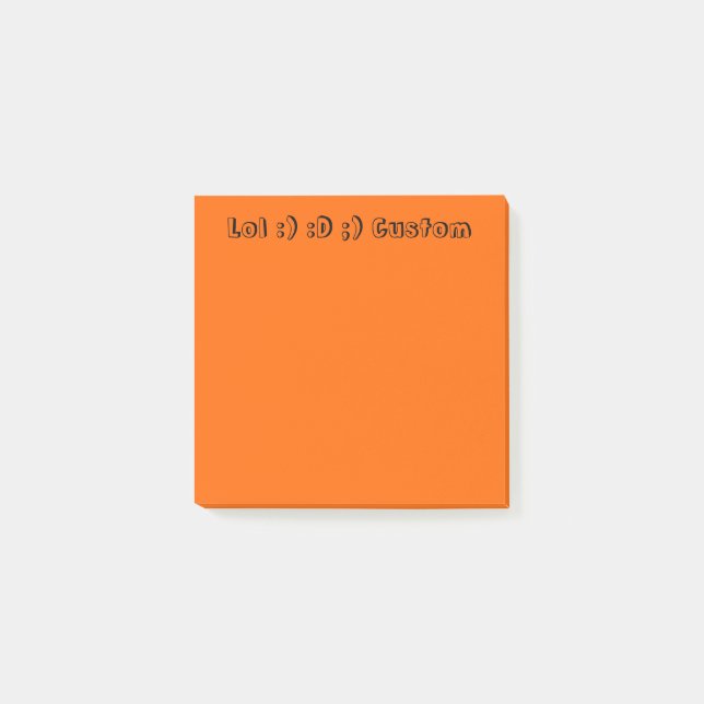Post-it® Orange (Devant)