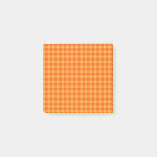 Post-it® Orange Buffalo Plaid Organisation joyeuse