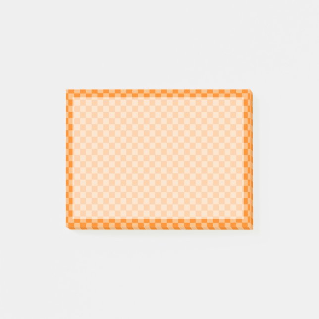 Post-it® Orange Combination Checkerboard par Shirley Taylor (Devant)