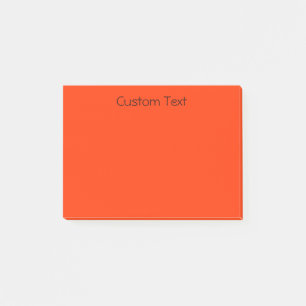 Post-it® Orange fait sur commande/rouge