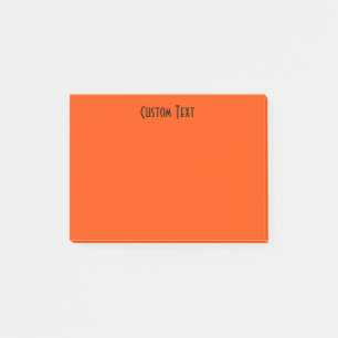 Post-it® Orange faite sur commande
