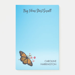Post-it® Orange Monarque Papillon Sky Blue Inspiration