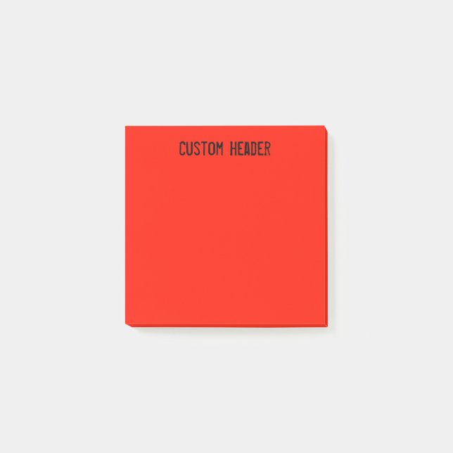 Post-it® Orange/Rouge (Devant)