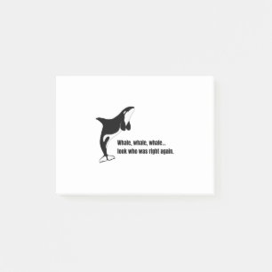 Post-it® Orca - Baleine tueuse - Armes animales - Animaux a
