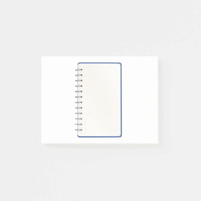 Post-it® Ordinateur portable en spirale vide (Devant)