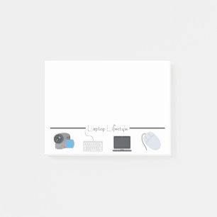 Post-it® Ordinateur portable mode de vie Emojis