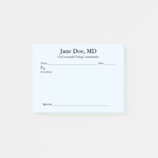 Post-it® Ordonnance de plaisanterie - 4" x 3" Post Il note