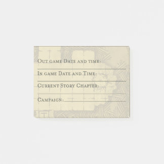 Post-it® Organisateur de post-it graphique DM ; date, heure