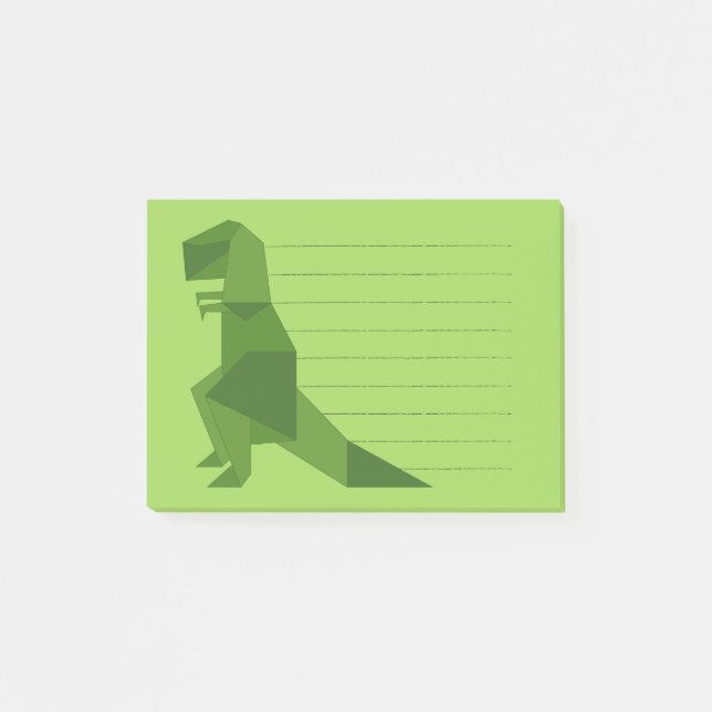 Post-it® Origami de T-Rex (Devant)